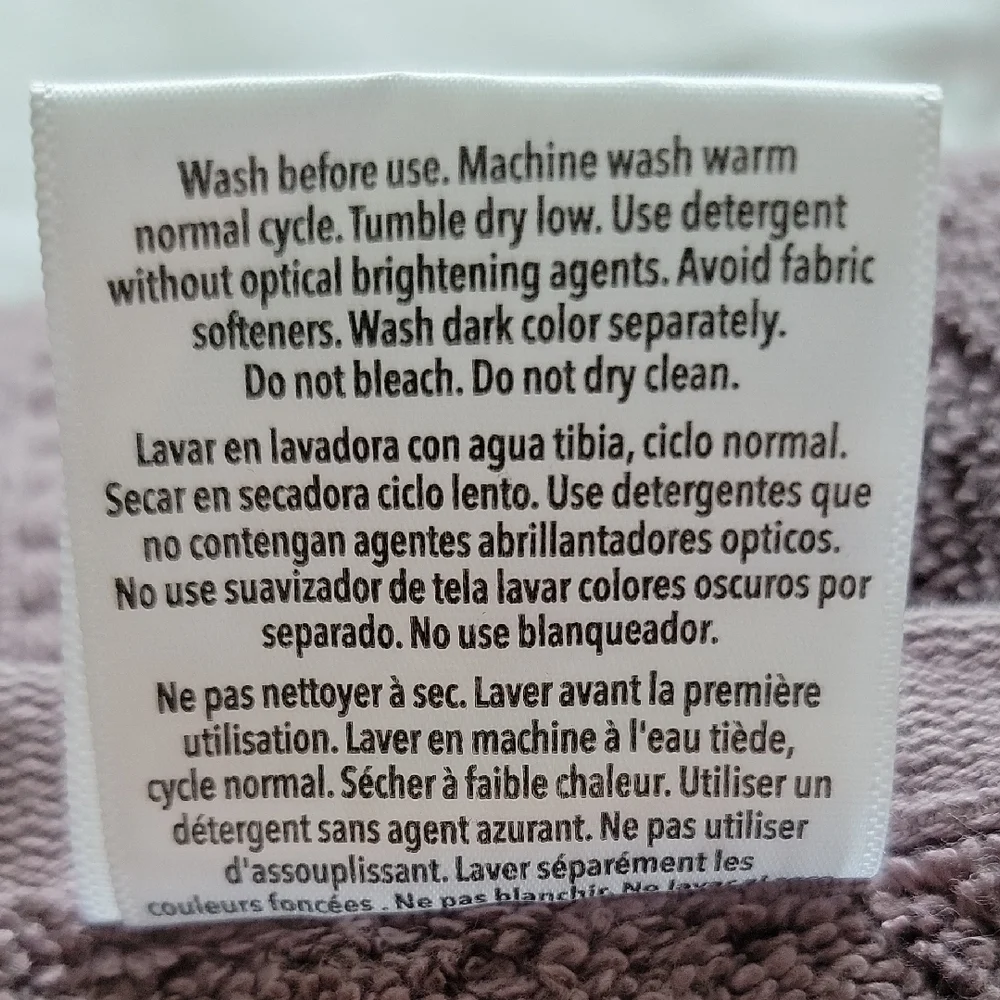 Plush Purple Bath Sheet